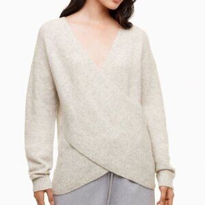 The Group Babaton Yak Wool Sweater XS Heather Grey